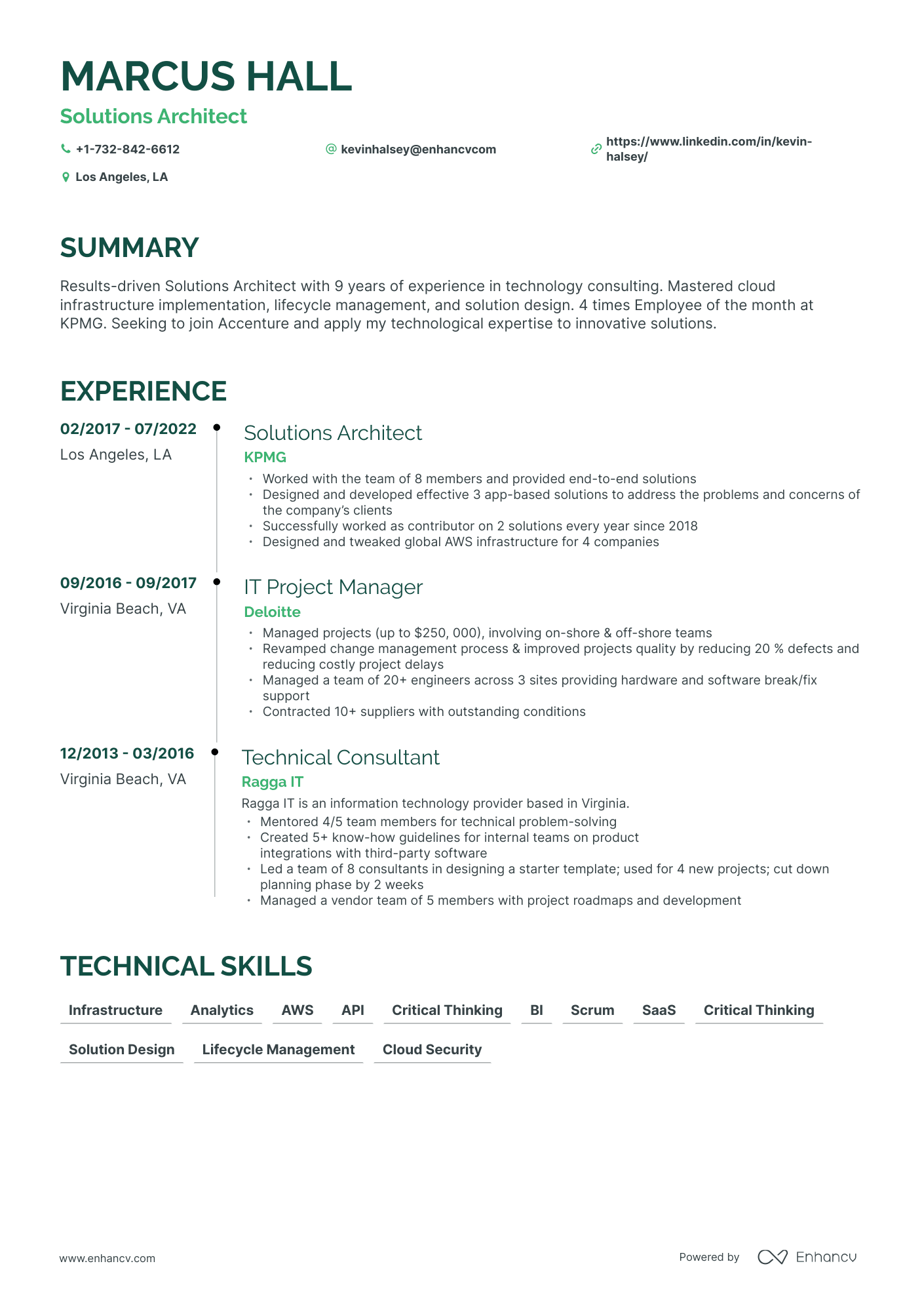 5 Accenture Resume Examples And Guide For 2024 